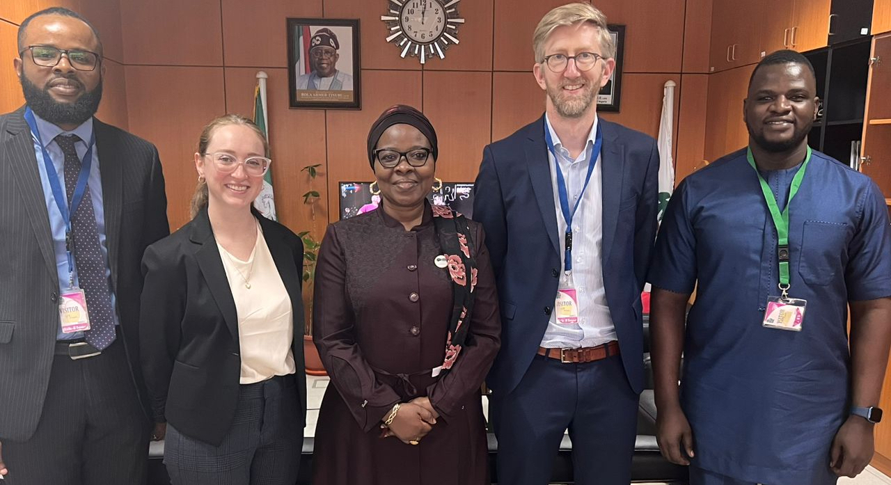 CPRI team members with Rashida Monguno of the Central Bank of Nigeria