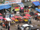 A marketplace in Hyderabad