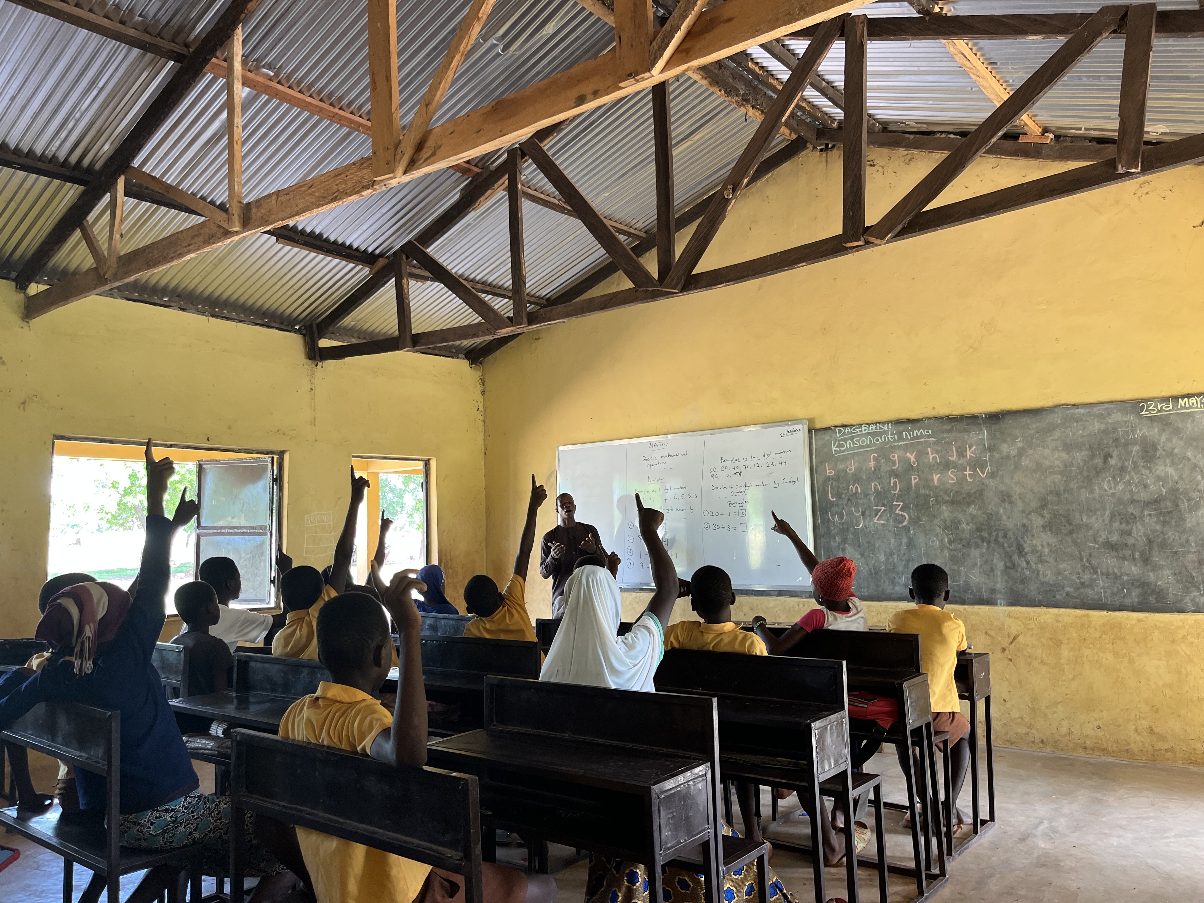 A differentiated learning classroom