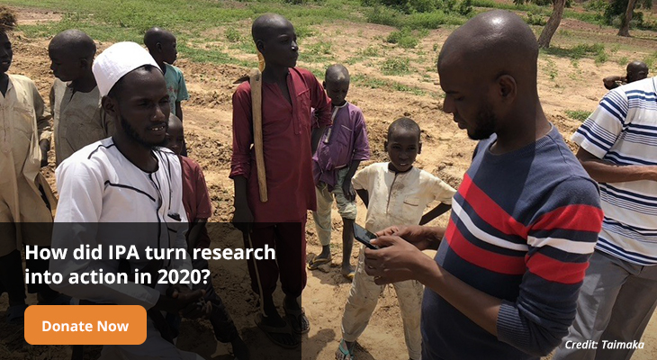 How did IPA turn research into action in 2020? Donate now.