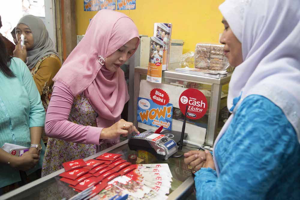 Service financier numérique en Indonésie