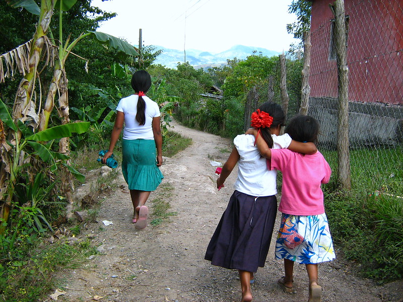 the main road/pathway in La Pintadas.