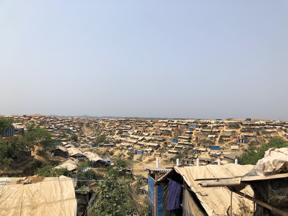 Photo of a refugee camp in Bangladesh. Credit: Sebastian Chaskel
