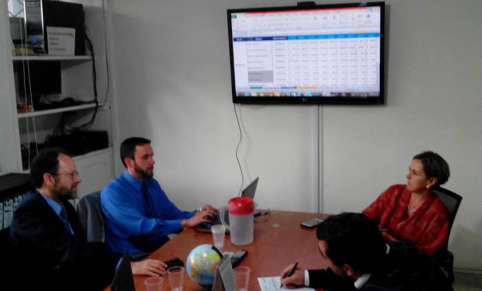 A firm in a business training session