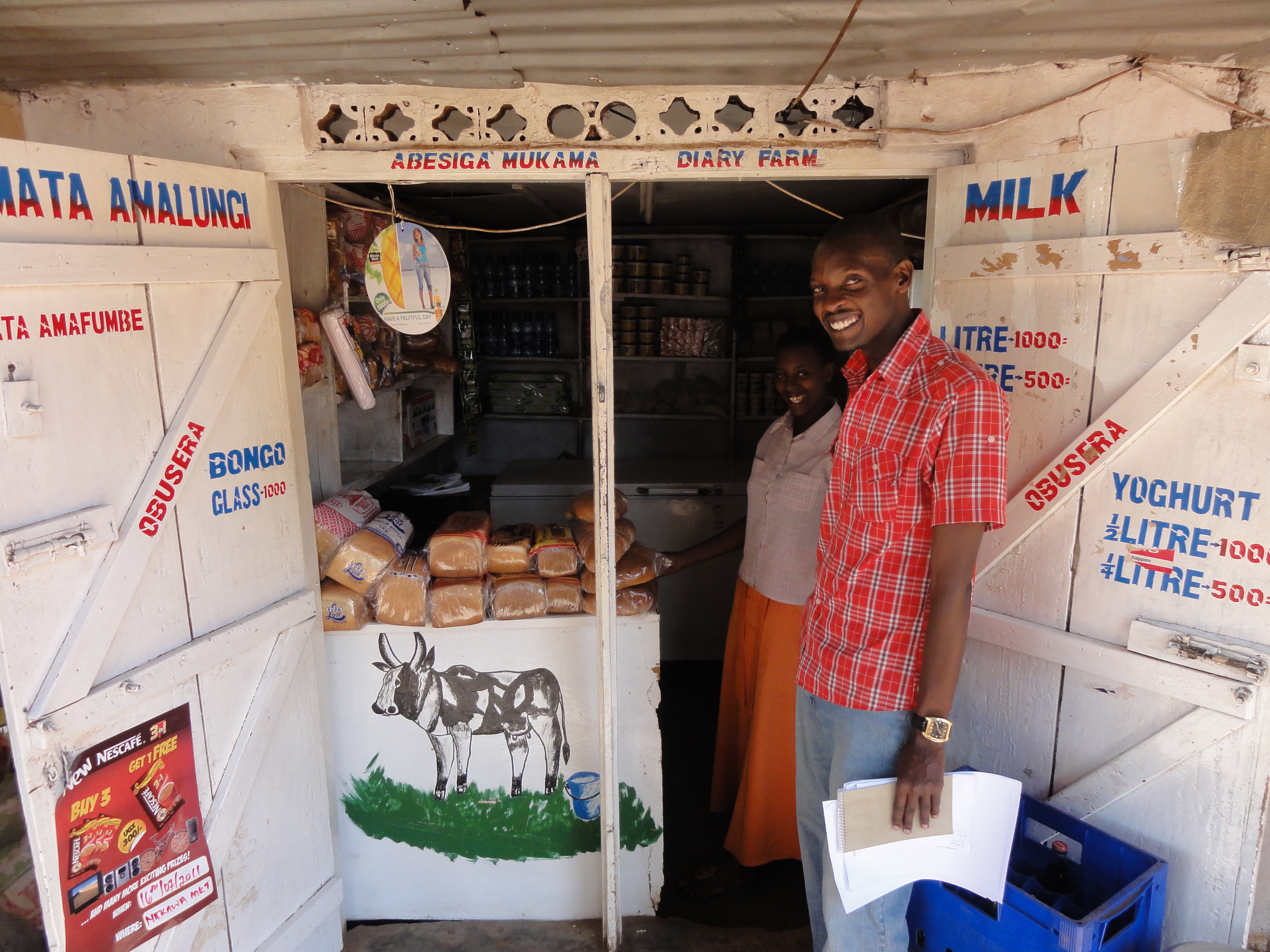 A dairy enterprise participating in the Women Mean Business program © Ian Kusimakwe