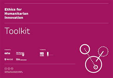 Thumbnail image of front cover page of the ELRHA toolkit PDF