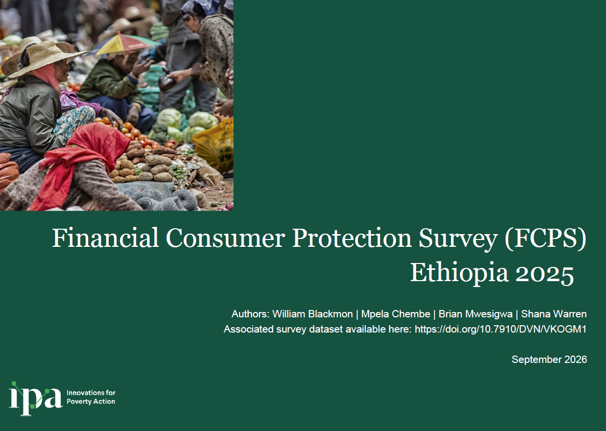 Thumbnail image of title slide of Ethiopia 2025 survey report