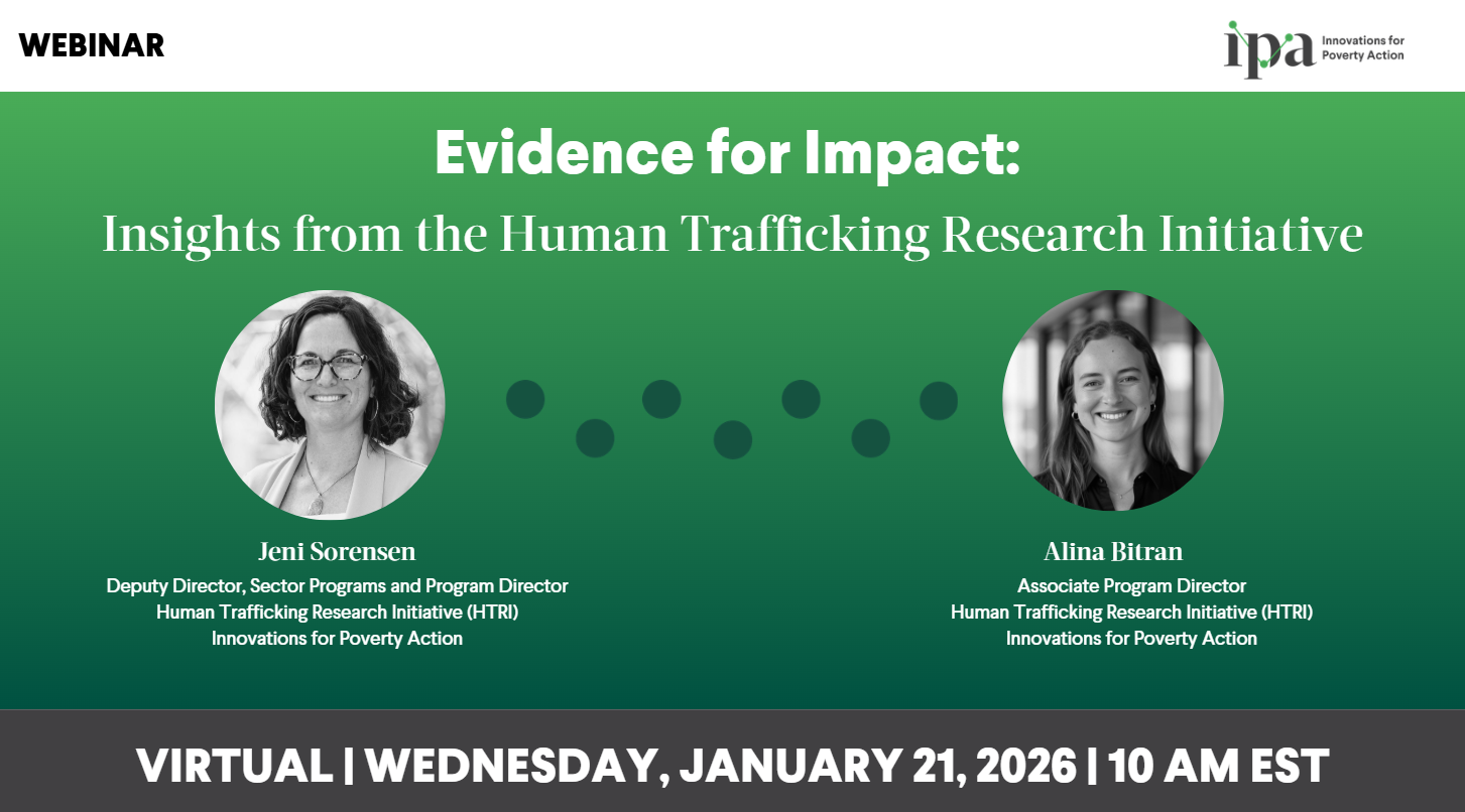 Banner image containing the title and date of the webinar and speakers' names and job titles