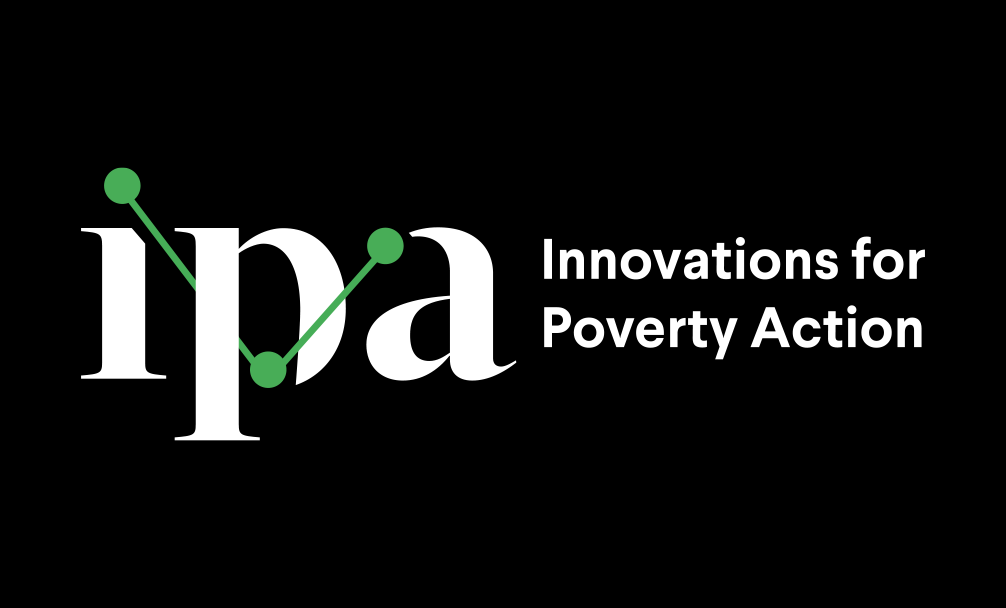Rectangular image of the IPA white and green logo on a black background