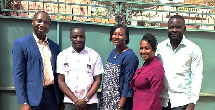 IPA staff in front of the Mali country office