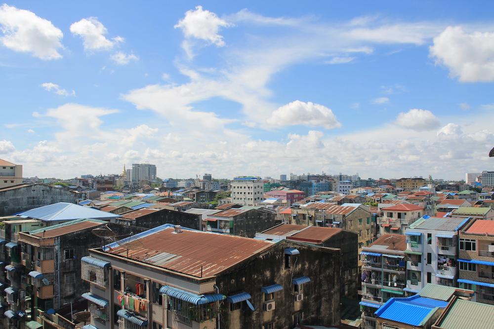 Yangon skyline