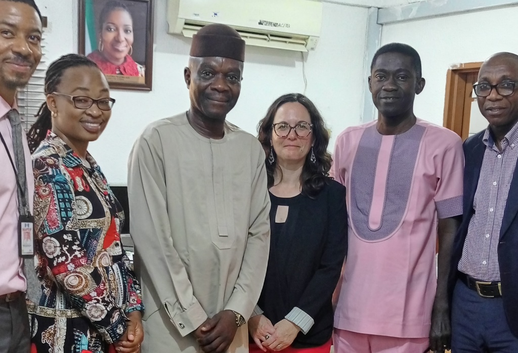 IPA Nigeria staff along with IPA’s Director of Human Trafficking Research Initiative (HTRI) met with the Chief of NAPTIP and other representatives from NAPTIP during a recent meeting to finalize the MOU.