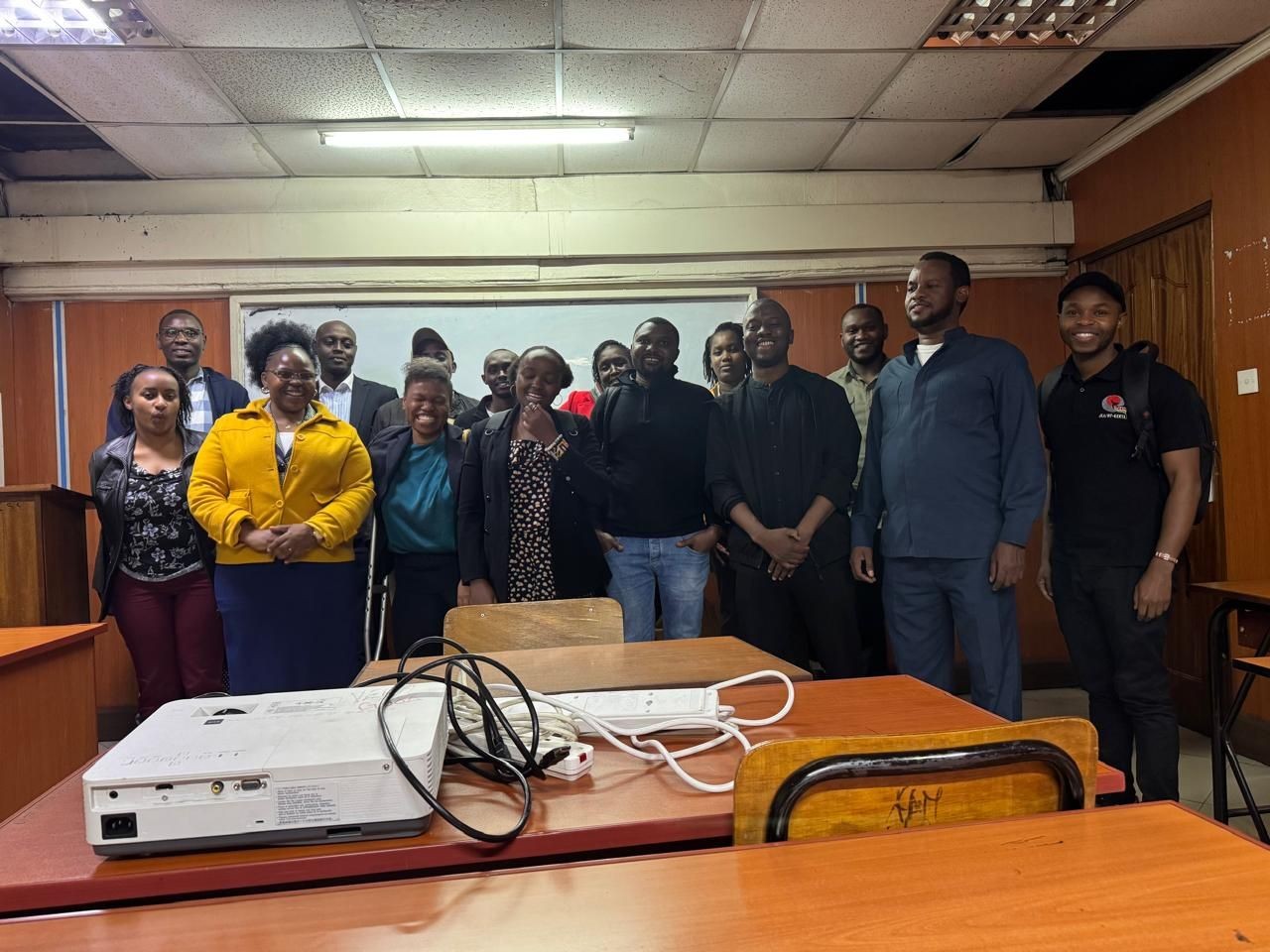Students in an impact evaluation course within Kenyatta University’s Master of Economics in Cooperation and Human Development program.