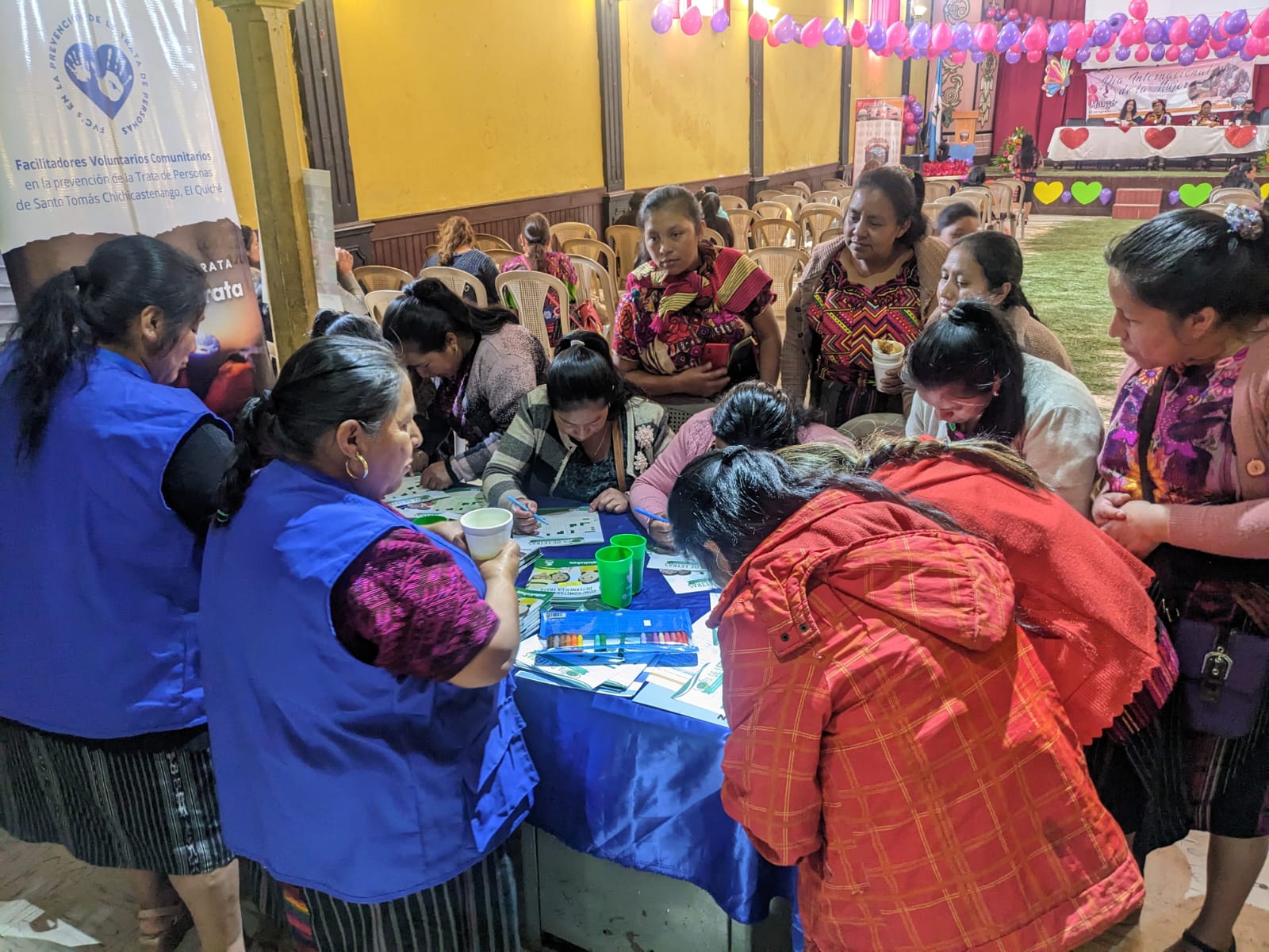 Women in the community awareness intervention in Guatemala