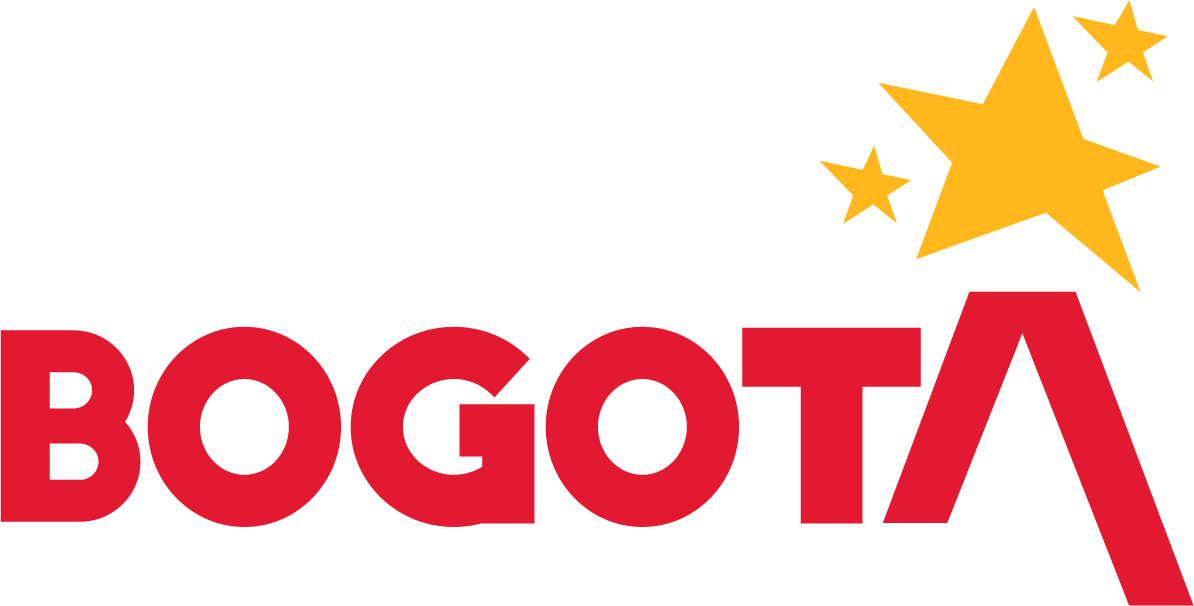 Bogota logo in red and yellow
