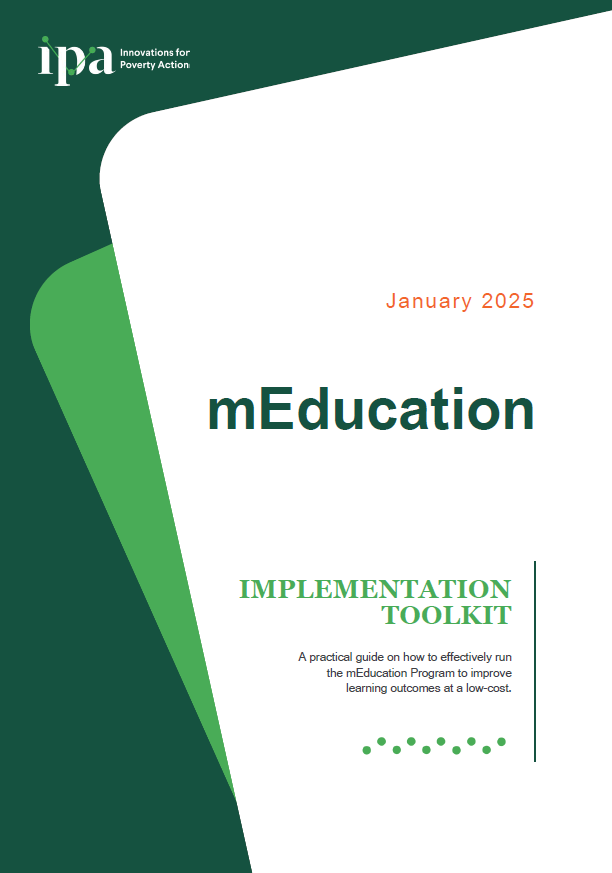 Screenshot of front cover page of toolkit