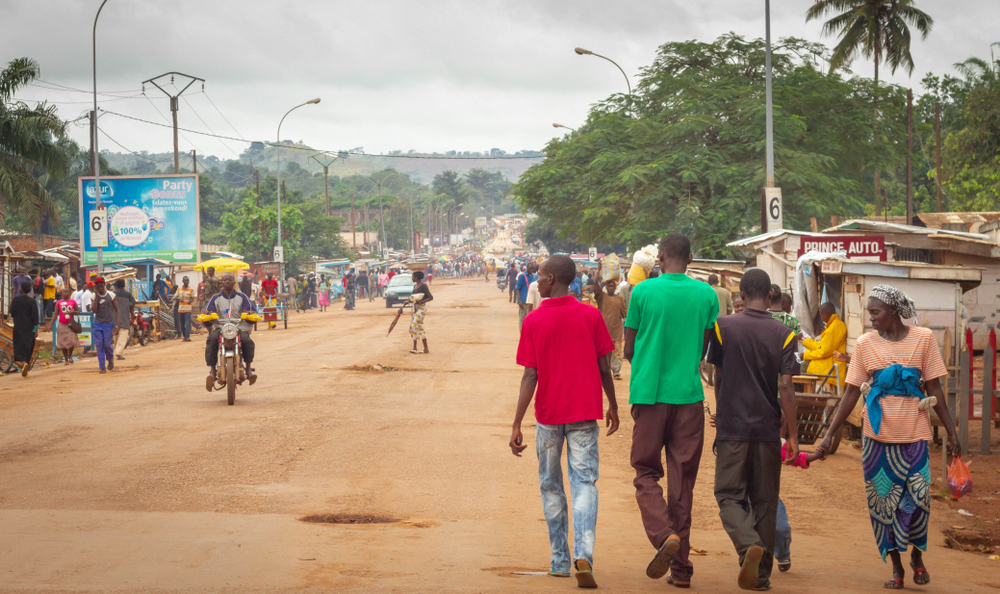 People walking in Bangui, CAR © 2014 sandis sveicers/Shutterstock