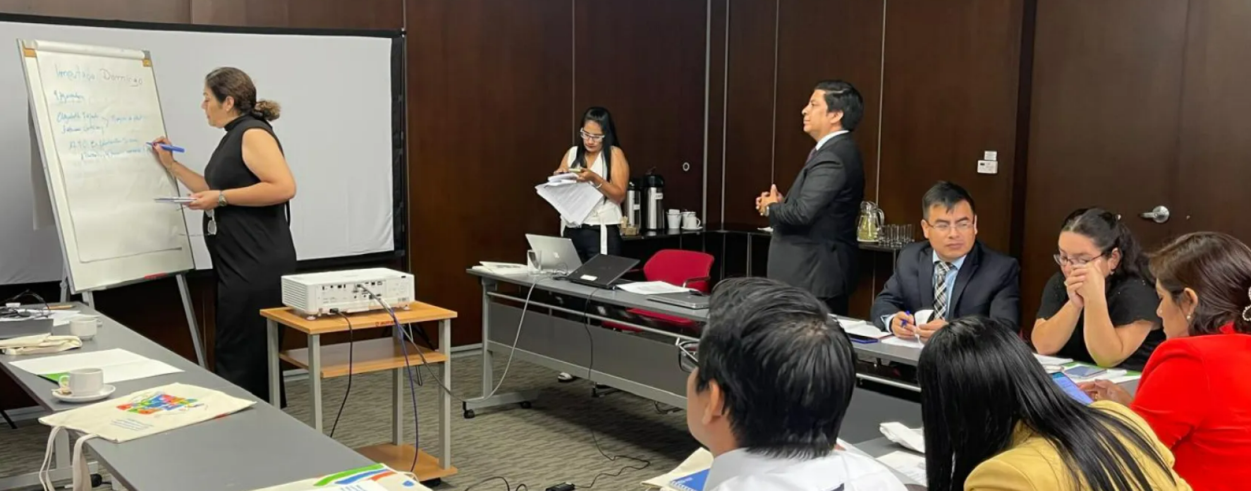 Prosecutors undergoing trafficking training. © International Labor Organization