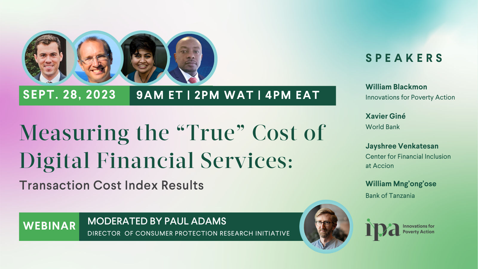 Measuring the “True” Cost of Digital Financial Services: Transaction ...