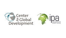 Logos for the Center for Global Development and Innovations for Poverty Action side by side