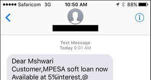 SMS Fraud Message