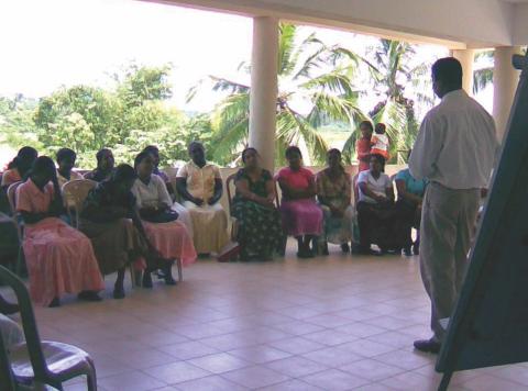 A photo of a training held for female entrepreneurs in Sri Lanka. © Suresh De Mel, David McKenzie, and Christopher Woodruff