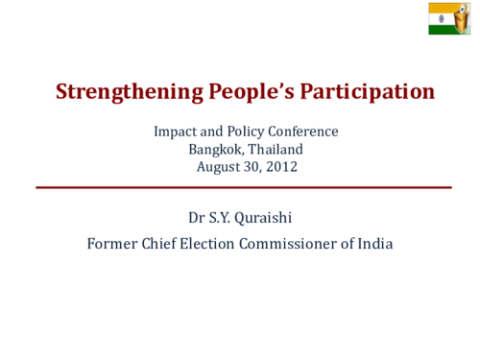 Strengthening People's Participation