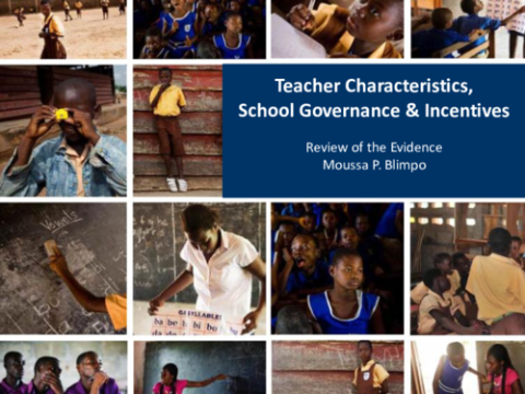 Teacher Characteristics, School Governance and Incentives