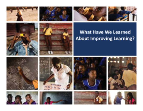 What Have We Learned About Improving Learning?