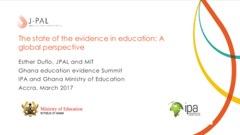 The State of the Evidence in Education: A Global Perspective
