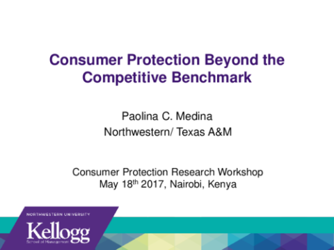 Consumer Protection Beyond the Competitive Benchmark