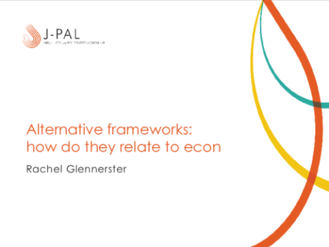 Alternative frameworks: how do they relate to econ