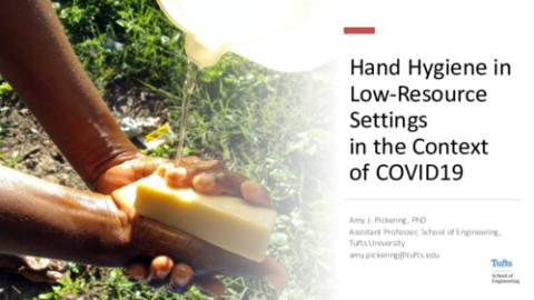 Hygiène des mains dans les milieux à faibles ressources dans le contexte de la COVID-19