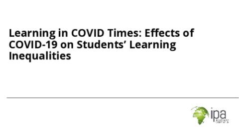 Learning in COVID Times: Effects of COVID-19 on Students’ Learning Inequalities