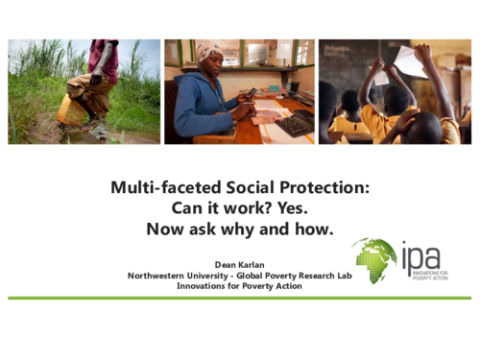Multi-faceted Social Protection: Can it work? Yes. Now ask why and how.