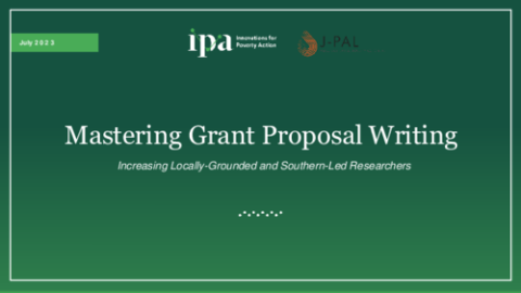 Mastering Grant Proposal Writing Presentation