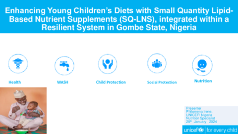 5. Enhancing Young Children’s Diets with SQ-LNS in Nigeria - Philomena Irene
