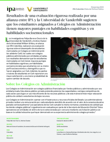 Policy Brief (Spanish)