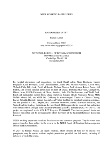 Working Paper