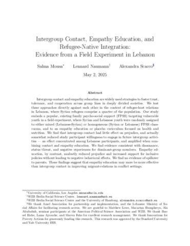 Working Paper