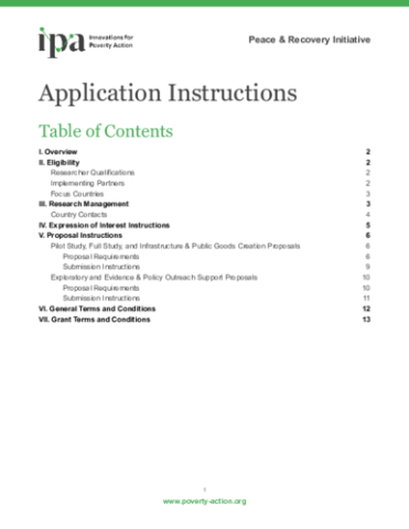 Application Instructions