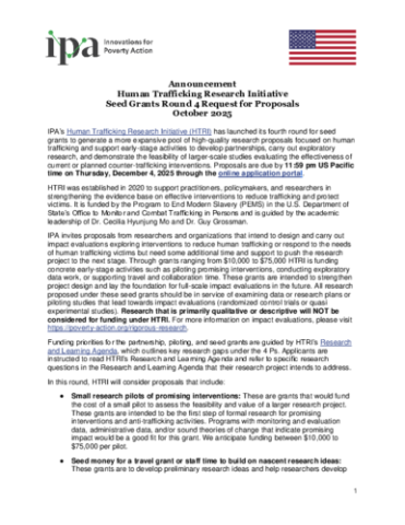RFP Announcement
