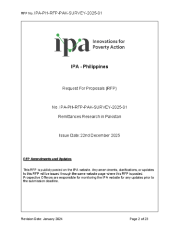 View the Request for Proposals