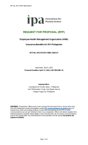 Request for Proposals (RFP)