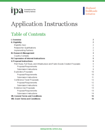 Application Instructions