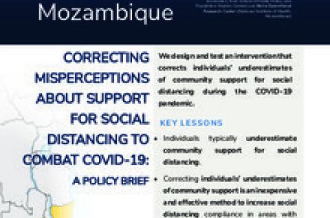 Correcting Misperceptions about Support for Social Distancing To Combat COVID-19: A Policy Brief