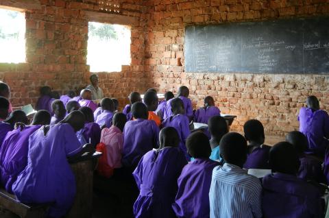 Classroom in Uganda