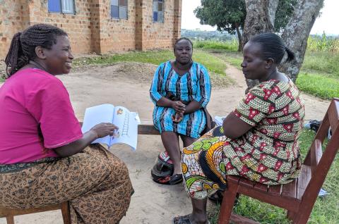 A photo of 3 women involved in the Becoming One study