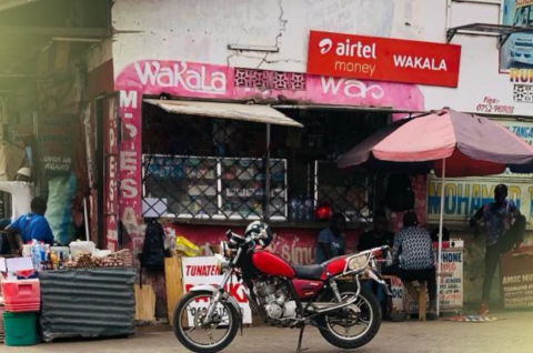 A photo of a mobile money agent in Mwanza, Tanzania (IPA Tanzania/Kyu Khin Gar)