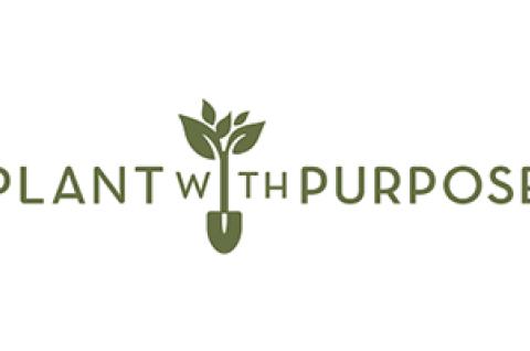 Plant with Purpose logo centered on a white background